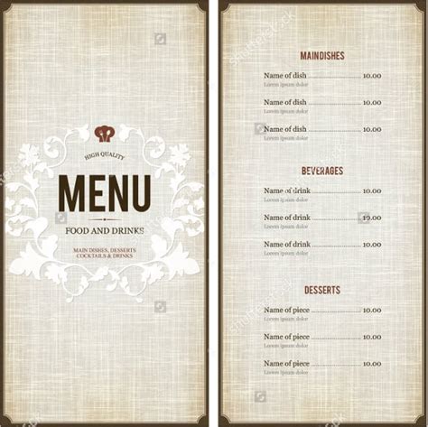 38+ Menu Design Templates - Free PSD, EPS Documents Download! | Free ...