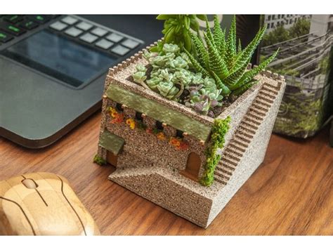 Mini Middle Eastern Villa Planter By Yuriysklyar Thingiverse House