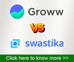 Groww Vs Swastika Investmart Compare Brokerage Demat A C More