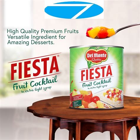 Del Monte Fiesta Fruit Cocktail For Delicious And Nutritious Desserts 836g Shopee Philippines