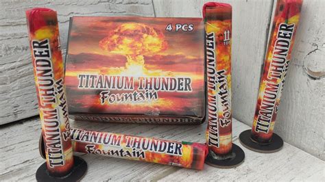 Titanium Thunder Fountain Broekhoff Vuurwerk Aanrader Top Product