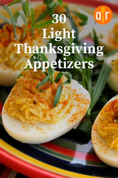 20 Light Thanksgiving Appetizers To Munch On Before The Main Event