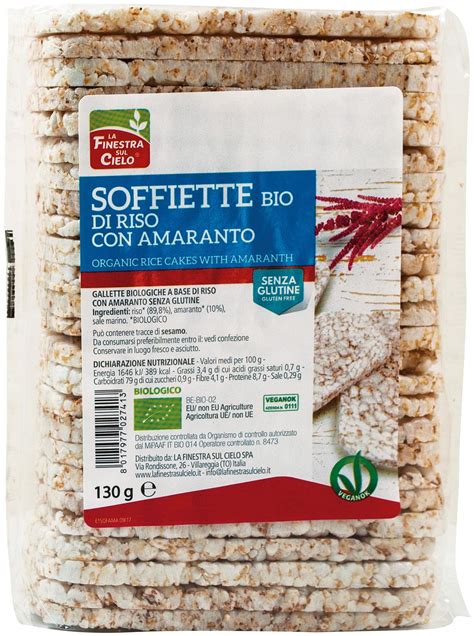 Gallette Soffiette Di Riso Con Amaranto LA FINESTRA SUL CIELO