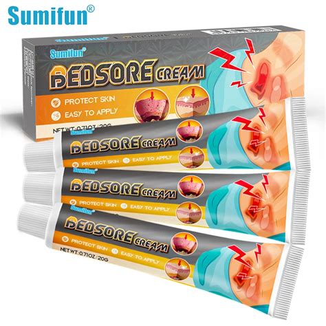 3pc Sumifun Bedsore Treatment Cream Pressure Sore Ulcer Skin Relief Ointment Bed Sore Wound