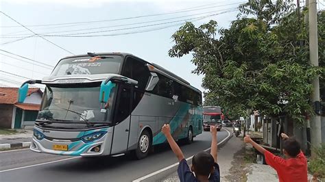 Balapan Bus Di Pantura Haryanto Dan Sudiro Tungga Jaya Kalah Cepat