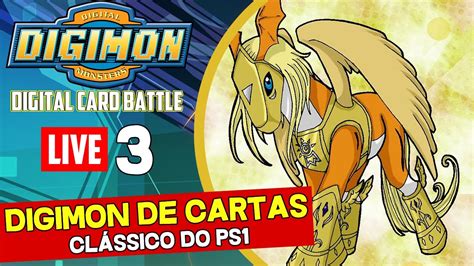 Digimon Digital Card Battle Ps1 Ao Vivo 3 Vamos Ver Se Zero Hoje