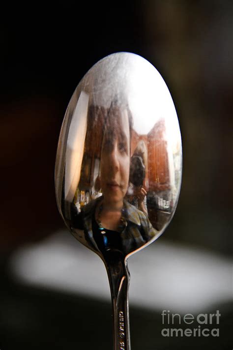 Reflection In A Spoon Photograph By Photo Researchers Inc Pixels