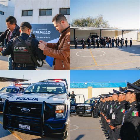 LA GOBERNADORA TERE JIMÉNEZ HACE ENTREGA DE PATRULLAS Y EQUIPAMENTO AL