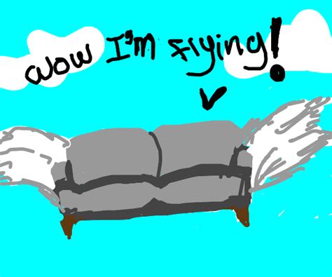 Flying With A Couch Drawception