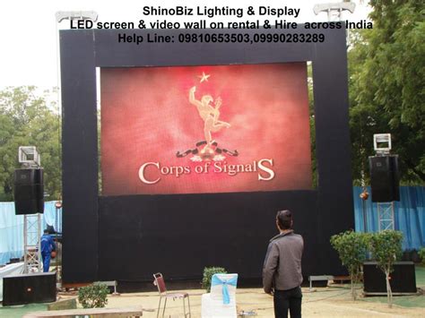 Led Screen Video Wall Shinobiz Lighting And Display Delhi Delhi