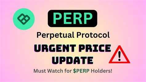 Urgent Price Update On PERP Coin Perpetual Protocol PERP Coin Price