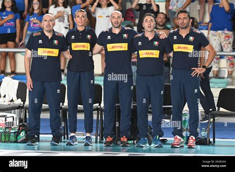 Naples Italy 12th Sep 2022 Italy During The National Anthem And Dhl Testmatch Road To Worrld