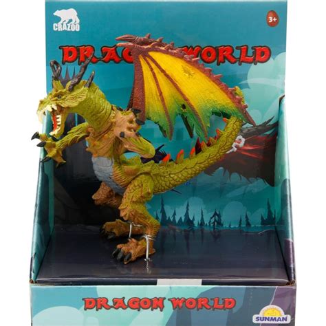 Фигурка на дракон, Crazoo, Зелен | Toyzz Shop