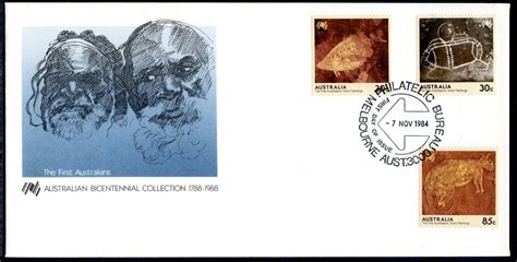 Australia Fdc Bicentennial The First Australians Melbourne Vic