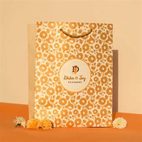 Printed Paper Carry Bag Capacity 5 Kg 1214 Inches At Rs 20piece