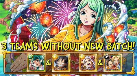 Optc Land Of Wano Summer Fair Teams Without New Batch One