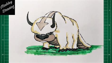 How To Draw Appa From Avatar The Last Airbender Youtube