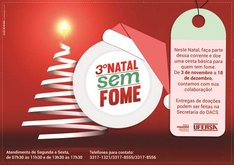 Comunica O Ltima Semana Para Doa Es Na Campanha Natal Sem Fome