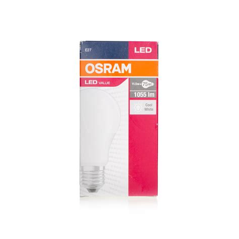 Osram LED Value Screw Light Bulb 11 5w Cool White Spinneys UAE