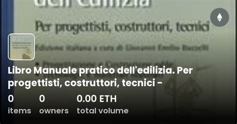 Libro Manuale Pratico Dell Edilizia Per Progettisti Costruttori