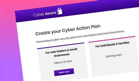 Cyber Aware Launch New Action Plan Tool NEWS Lineal IT Support