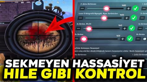 D Nyanin En Y Parmak Ayarlari Pubg Mobile Hassas Yet Ve Kontrol