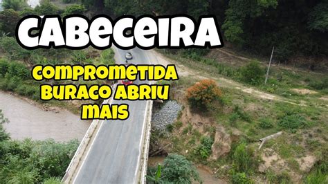 Br381 estrutura da cabeceira ponte onça grande ficou comprometida km