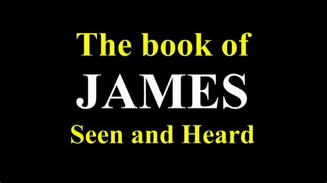 The Book Of James Visual Audio Bible Youtube