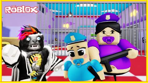 ROBLOX TA BEBEK POLİS HAPİSHANESİNDEN KAÇTIM Baby Police Girl Prison