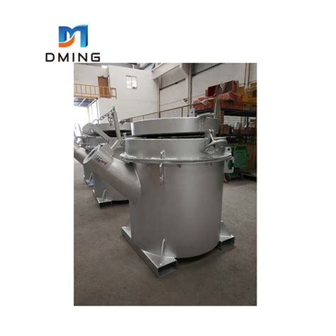 Ton Gas Fired Rotary Furnace For Melting Metals Aluminum Brass