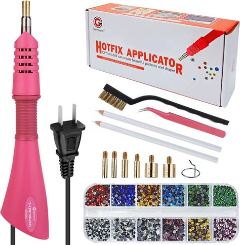 Hotfix Applicator Genround Bedazzler Kit Hotfix Rhinestones Applicator