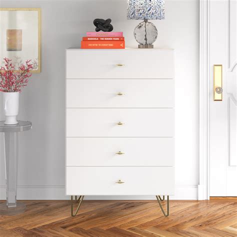 Ebern Designs Schock Drawer Chest Reviews Wayfair