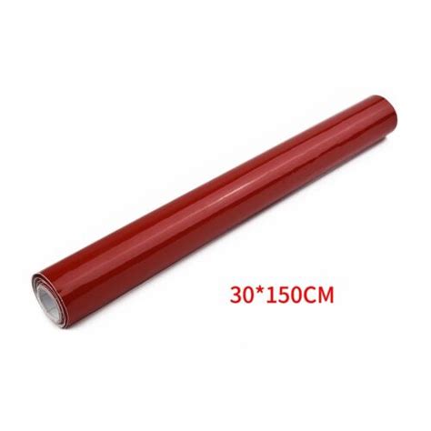 Autocollant Film Vinyle Rouge Sans Bulles Neuf Qualit X Cm