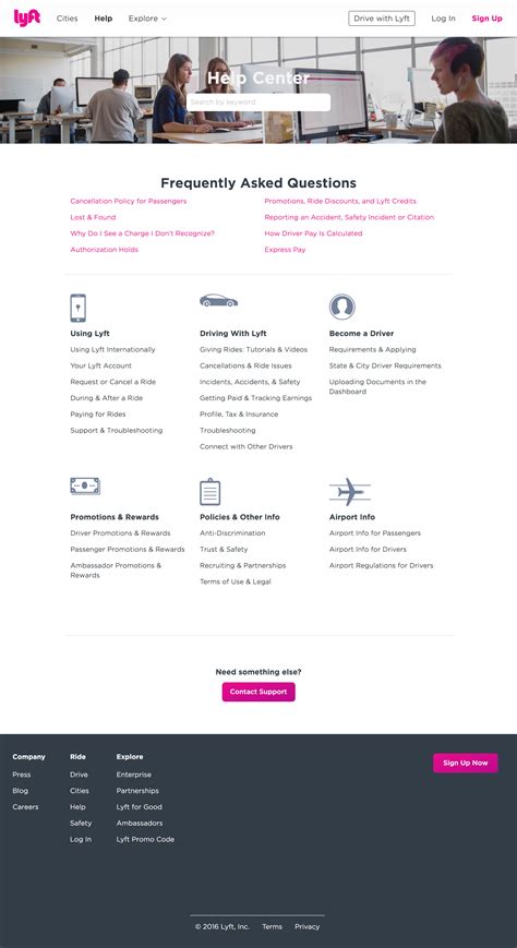 Pin by james bond on Sharepoint ideeën | Landing page design, Helpful, Lyft