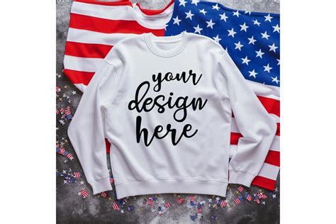 Th Of July Gildan White Mockup Graphic By Mockup And Design