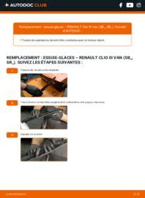 Comment Changer Essuie Glaces Arri Re Sur Renault Clio Iii Van Sb