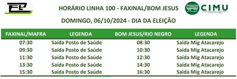 Riomafra terá ônibus de graça neste domingo 6 em função das eleições