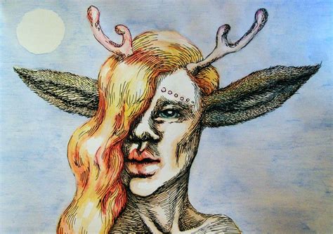 The Jackalope Girl By Tariwonka On Deviantart