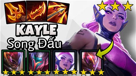 Kayle⭐️⭐️⭐️song Đấu Siêu Nhân Carry Siêu Khỏe Đấu Trường Chân Lý Mùa