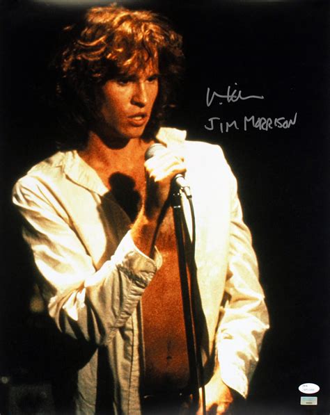 Val Kilmer The Doors Jim Morrison Authentic Signed X Photo Jsa