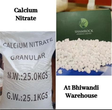 Granules Calcium Nitrate Granular Fertilizer Grade Kg At Rs Kg