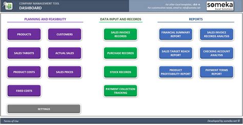 Small Business Erp Template Manage Erp System In Excel