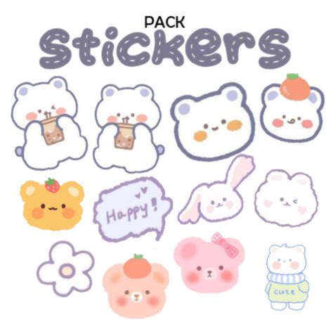 Packs De Stickers By FrutillitasDulces On DeviantArt