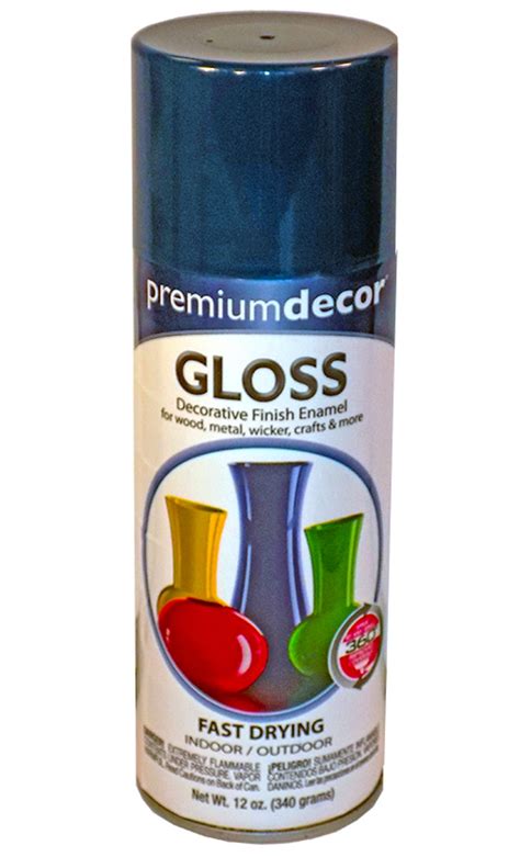 Premium Decor Enamel Spray Paint Royal Blue Gloss Midwest