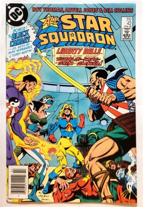 All Star Squadron Newsstand Feb Dc Fn Vf Comic Books