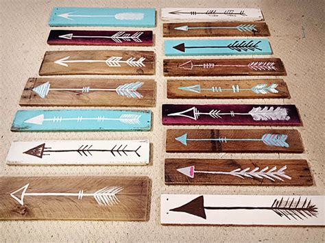 Rustic Arrow Signs Decorative Reclaimed Wood Home Decor