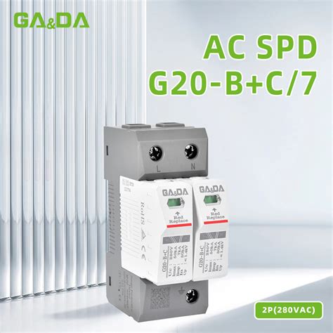 AC SPD 280V Type 1 2 Surge Protection Devices 30ka 50ka Surge Arresters