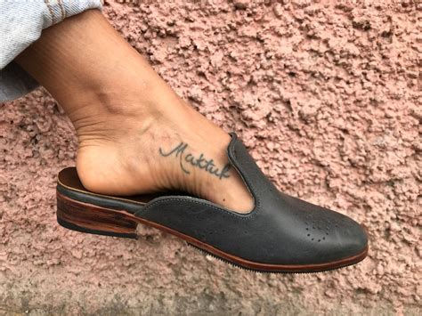 Mules Women S Leather Mules Women S Mules Leather Etsy