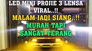 LED MINI PROJIE MALAM JADI SIANG TERANG NYA SABER SR3