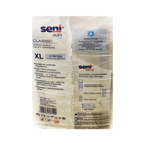 Buy Seni Air Classic Breathable Adult Diapers Xl 10 S Online At Best Price Adult Diapers And Pads